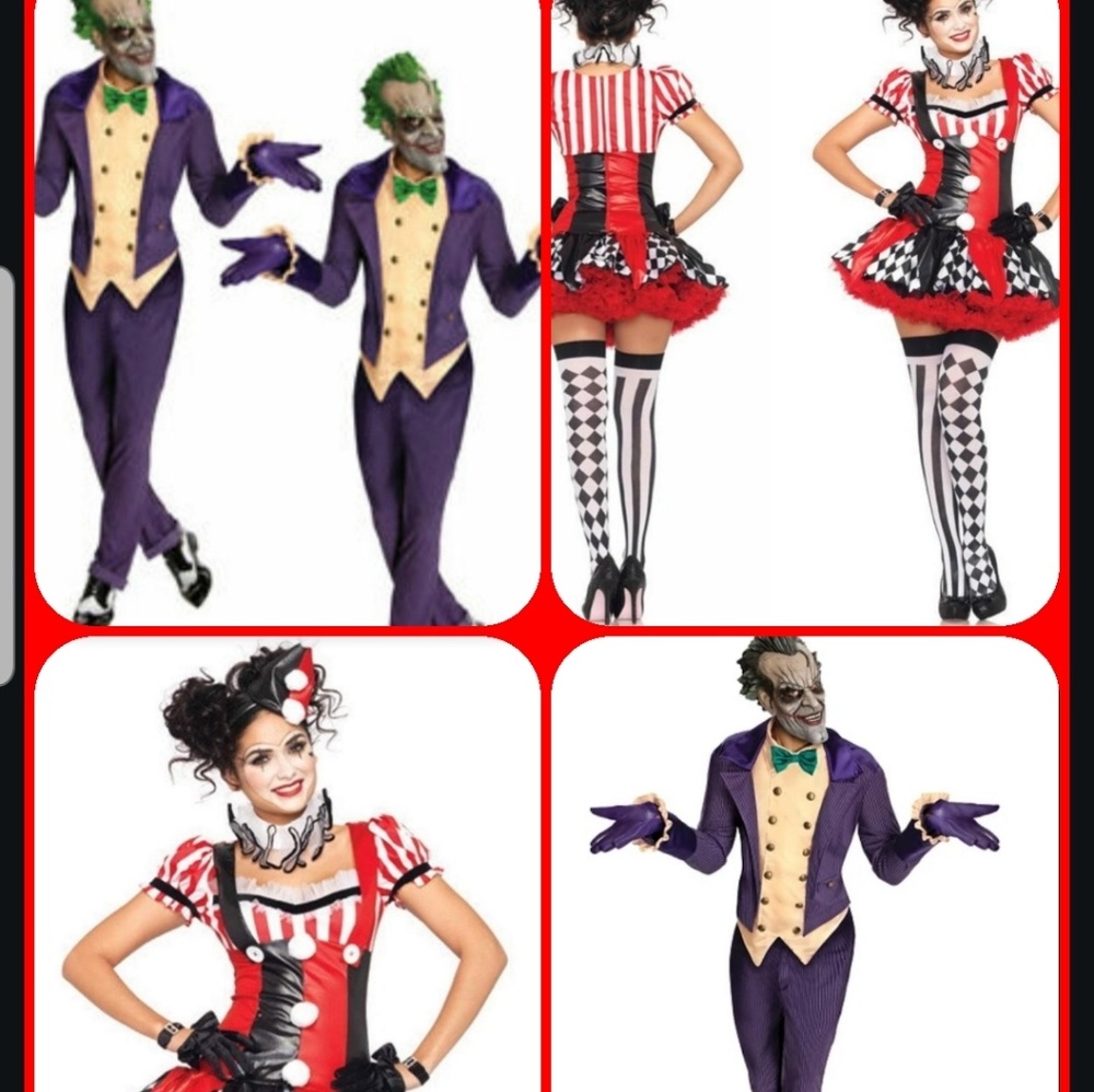 Joker & Harley Quinn Halloween Costumes